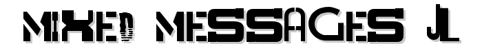 Mixed Messages JL font